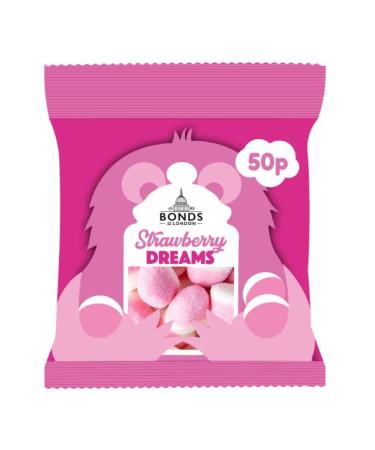 Ellies Jellies Strawberry Dreams Treat Bags 50g 50p PMP x20