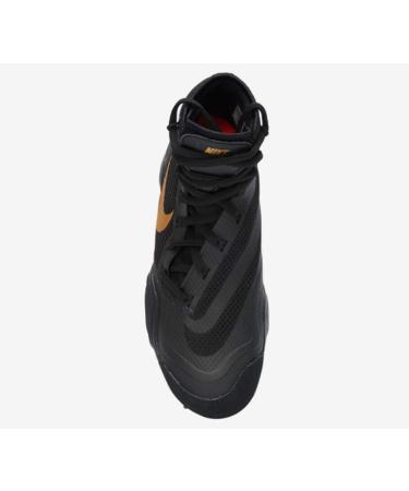 Nike Hypersweep Wrestling Shoes 717175-001 - Men's Size 6 Black/Metallic Gold - Buy Online on GoSupps.com