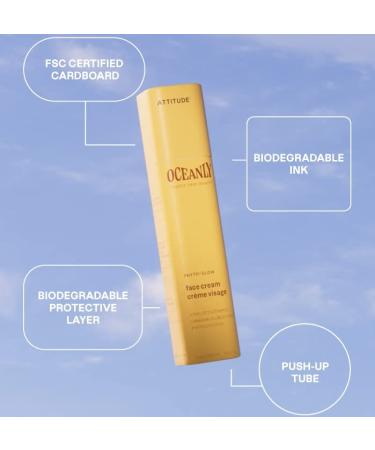 Buy ATTITUDE Oceanly Night Cream Bar - EWG Verified Vegan Plastic-Free Face Moisturizer Unscented 1oz - Global Shipping Available - Buy Online on GoSupps.com