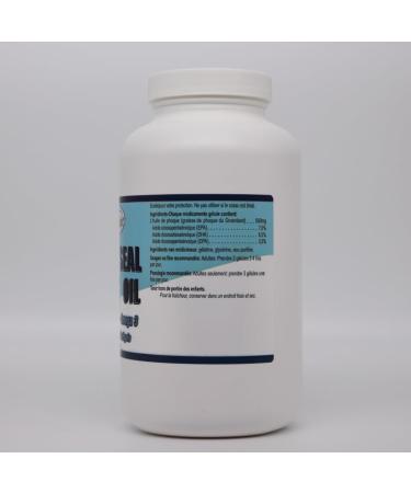 Harp Seal Oil Omega-3 Rich Source of EPA DHA and DPA Easy to Swallow 500mg Made in Canad - Buy Online on GoSupps.com