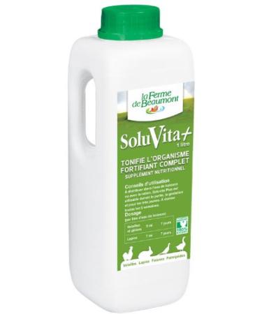 Ferme de Beaumont SoluVita Plus 1 Liter - Concentrated Liquid Vitamins for Poultry