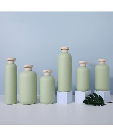 minkissy 3pcs Flip Cap Shampoo Bottles Empty Sub Package Squeeze Bottles Shower Gel Bottle Refillable Containers for Shampoo Lotions Cream Wash Conditioner Green 19.1x6cm - Buy Online on GoSupps.com
