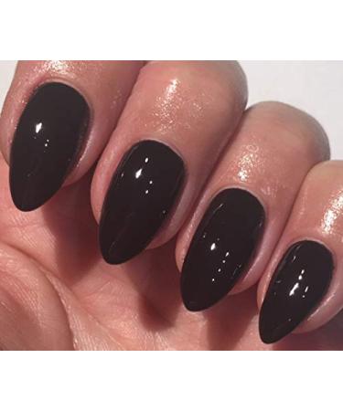 Bluesky BLACK BLACK WITH GLITTER Nail Gel Polish CHOOSE YOUR POPULAR BLACK UV LED Soak Off 10ml (BLACK KNIGHT A21)