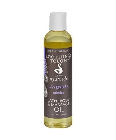 Soothing Touch Bath and Body Oil Lavender 8oz ( Multi-Pack)4