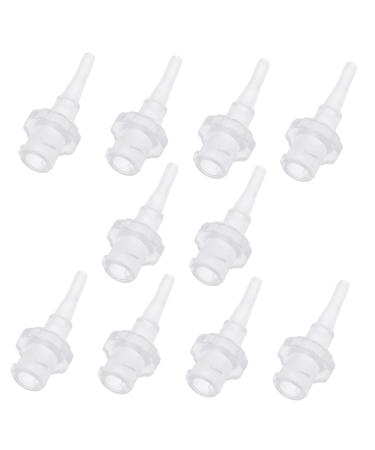 GOOHOCHY 10pcs Replacement Ear Washer Tips Disposable Ear Cleaning Tools Material Soft Yet Firm for Adult Wash