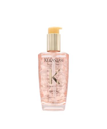 K rastase nourishing hair oil for colored hair smoothing and color-intensifying Huile Rose Elixir Ultime Rose 100 ml (1 pack)