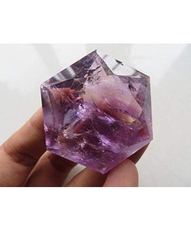 Natural Amethyst Quartz Crystal Merkaba Star Carving Art W Rainbows 48g ningxiao - Buy Online on GoSupps.com