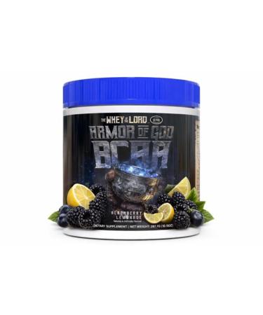 The Whey of The Lord Armor of God BCAA Amino Acid Recovery Supplement Muscle Repair Endurance Hydration Workout Support (BlackBerry Lemonade)