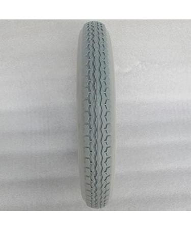 12 1/2x2 1/4 Wheelchair Parts Rear Wheel Elderly Disabled Manual Wheelchair Wheel Replacement Wheel Grey PU Solid Wheel (1 Pair) - Buy Online on GoSupps.com