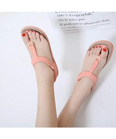 CrEev Summer Shoes for Women - Comfortable Beach Flip Flops Casual Flat Sandals & Plus Size Wedge Sandals (Size 6) - Buy Online on GoSupps.com
