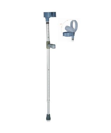Axillary Crutches Lightweight Telescopic Adjustable Arm Cuff Non-Slip Crutches Rehabilitation Aid Walking Sticks Canes Suitable for Adults and Teenagers Ergonomic Handles Comfortable Grip Selfless