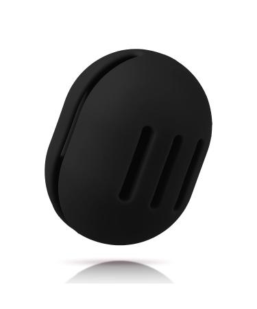 SAVITA Makeup Sponge Holder Breathable Beauty Blender Holder Silicone Beauty Blender Cover Beauty Blender Holder Travel for Traveling Make-up Face Sponges Container (Black)