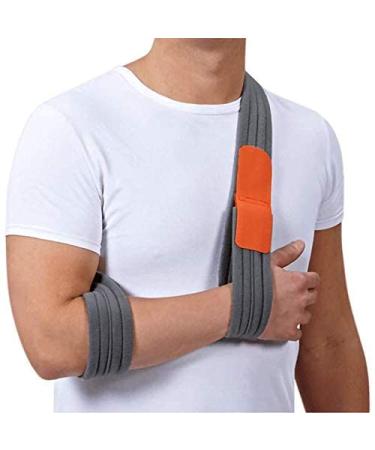 Matchu Sports |Mitella Universal |Armschlinge |Arm and shoulder pain |Prescribed physiotherapists |Breaks bruises contortions |VelcroAdjustable |Gray |Unisex |170cm