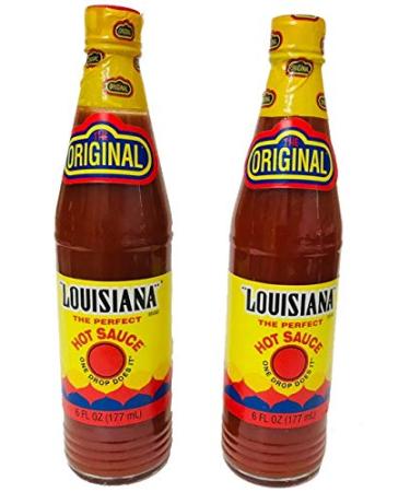 Louisiana Hot Sauce 6 Fl Oz (Pack of 2)