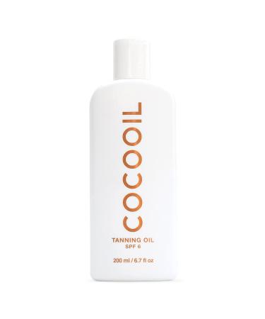 COCOOIL Tanning Oil SPF 6 | Organic Coconut Oil  Natural Botanical Oils  Cruelty Free | 6.7 Fl Oz 6.7 Fl Oz (Pack of 1)