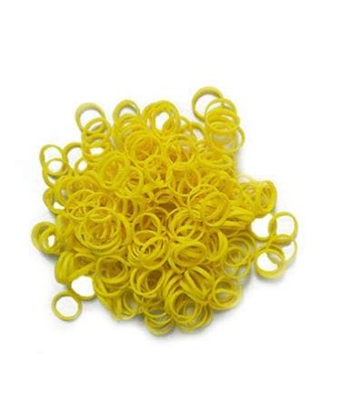 SmileSupplies Colour Elastic | Pack of 100 Pcs + Free 1 Pcs Placer with Each Pack (5/16" - 2 Oz) 5/16" - 2 Ounce