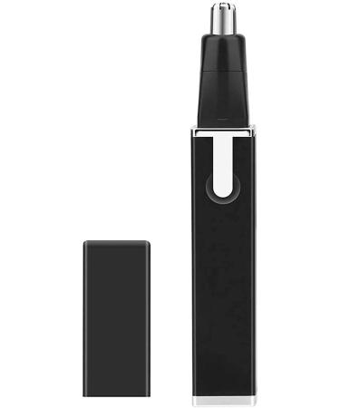 OBJECTIVE Professional Painless Eyebrow and Facial Hair Trimmer for Men Women IPX7 Blades for Easy Cleaning Black Nose Hair Trimmer