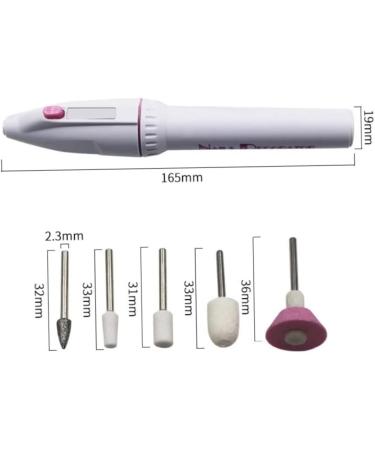 Electric Nail Files Cordless Manicure and Pedicure Set Portable Electric Nail Drill with 5 Nail Drill Bit Battery Powered Hand Foot Care Tool for Removing Gel Polish Callus - Buy Online on GoSupps.com