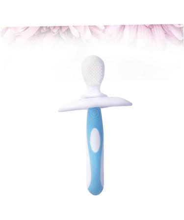 Frcolor Soft Silicone Baby Toothbrush - Children's Training Toothbrush with Bite Ring & Lid - Buy Online on GoSupps.com