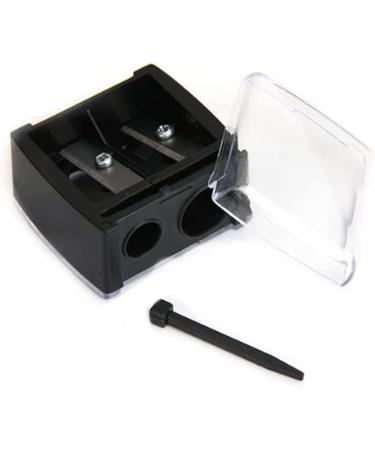 Dual Hole Eyeliner Sharpener with Cover - Portable Makeup Tool for Eyebrow and Eye Pencils - Buy Online on GoSupps.com