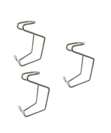 Minkissy 3 pieces Double Razor Stand Razi brush Rack Razen brush Stand men shaver stand Safety razor stand kicking rapid razor brackets brackets rack set iron