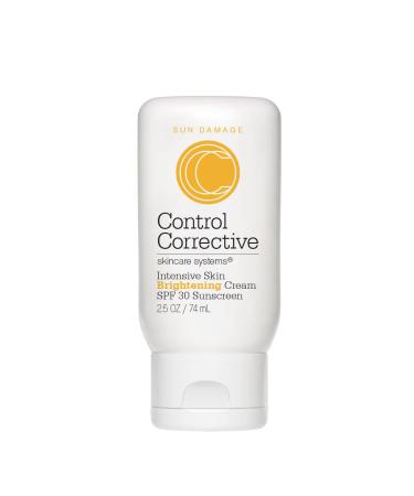 CONTROL CORRECTIVE Intensive Skin Brightening Cream Spf 30  2.5 Oz - Moisturizer With Spf And Skin Brighteners  Sunscreen With Kojic Acid  Arbutin  Licorice Root For Maximum Protection And Brightening