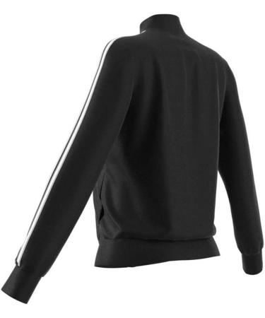 adidas Women's Essentials 3-Stripe Track Jacket - Medium - Black/White - Buy Online on GoSupps.com