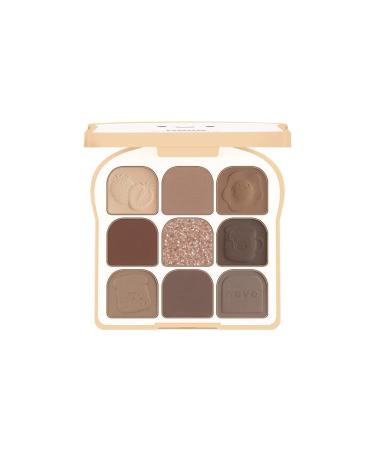 Eyeshadow Palette, Matte Eyeshadow Makeup, Shimmer Design Eyeshadow Palette for Professional Daily Neutral and Natural Look (B)