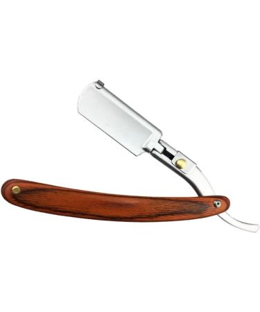 Beavorty 3-in-1 Portable Metal Manual Razor for Men | Classic Straight Blade & Wooden Handle Beard Grooming Tool - Safe & Stylish - Buy Online on GoSupps.com