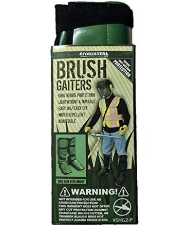 Forester Trimmer Brush Gaiters - Shin & Ankle Wrap Brush Guard | Lawn Care Equipment Fits Men & Women | Protects Clothes and Shins from Debris - Buy Online on GoSupps.com