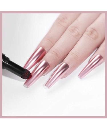 Warm Girl Chrome Pen Nail Art Set 6-Piece Mirror Nail Design Accessories for Gel & Acrylic Nail Art - Buy Online on GoSupps.com