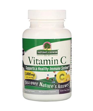 Nature's Answer Vitamin C 1000 mg 100 Vegetarian Capsules
