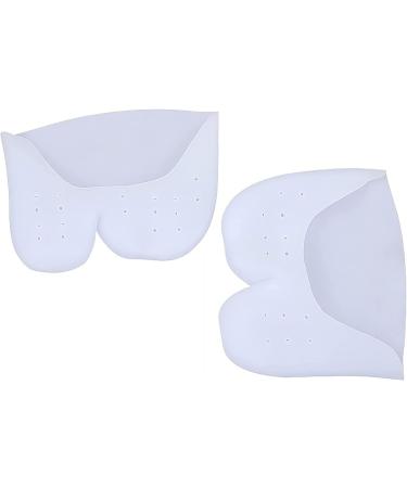 Buy Silicone Pointe Toe Pads & Forefoot Cushions | Soft Toe Protectors for Men & Women - 2 Pairs (White) - International Shipping Available - Buy Online on GoSupps.com