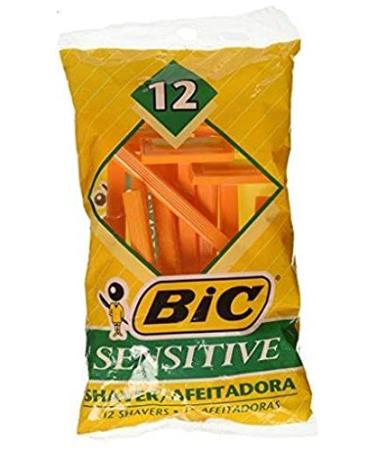 Sensitive Shaver Disposable Razor 12 ea .10 pack