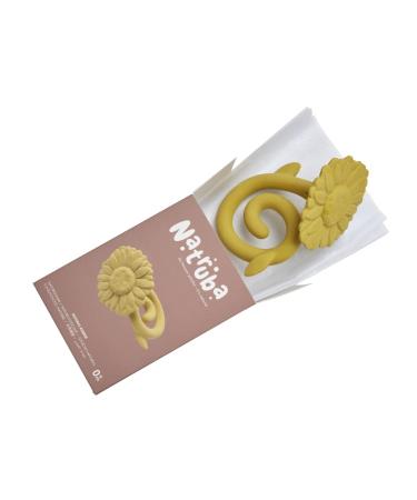 Bite ring yellow flower - naturz