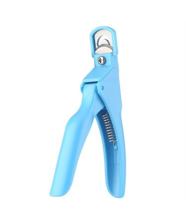 U Shape Nail Clippers Stainless Steel Edge Cutters for Nails French Nail Professional Nail Art Trimmer Manicure Tool (Color : Blue)