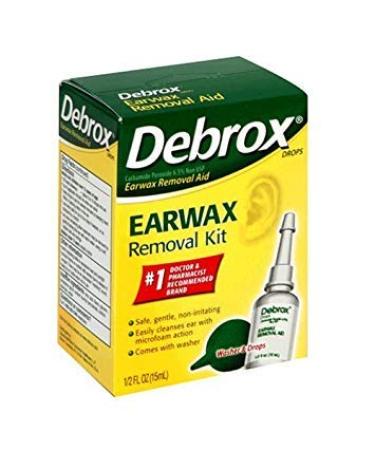 Debrox Earwax Removal Aid Kit  Washer & Drops  0.5-Ounce Bottles by Debrox