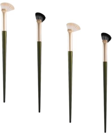 FOMIYES 16 Pcs Nose Shadow Brush Eyeshadow Contour Brush Angled Brush Eye Shadow Brush Wooden Handle 17.4x1cmx4pcs Assorted Colorx4pcs - Buy Online on GoSupps.com