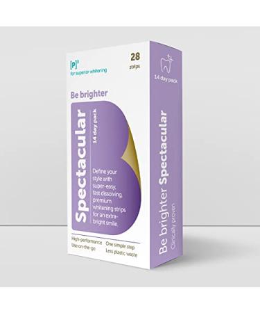 Be brighter Dissolvable Teeth Whitening Strips : Spectacular Teeth Whitening 14 Day Treatment, Dissolve in 10-15 min. Elevate Your Smile and Whiten Teeth up to 7 Shades Lighter Now with P3