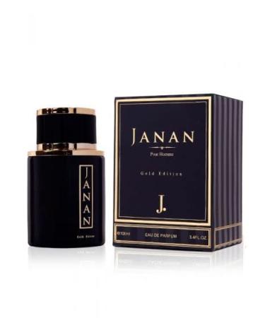Janan Gold for Men EDP- 100 ML (3.4 oz) Fruity Sweet Leather Smoky Woody.