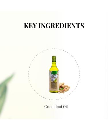 Azafran Organic Refinery Groundnut Oil 33.81oz (1 L) - 100% pure and natural - Buy Online on GoSupps.com