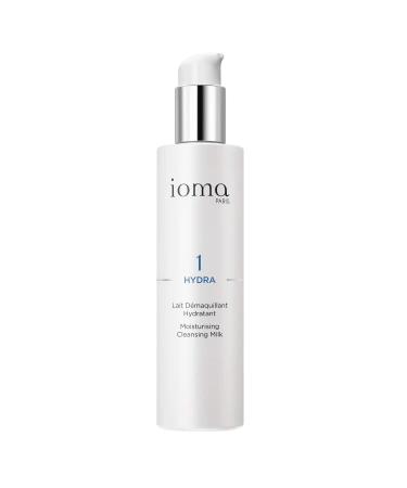 IOMA Paris - HYDRA Moisturizing Cleansing Milk - Hydrating and Cleansing Face Gel that Removes Makeup and Moisturizes Skin Make-Up Remover for All Skin Types (200 ml)