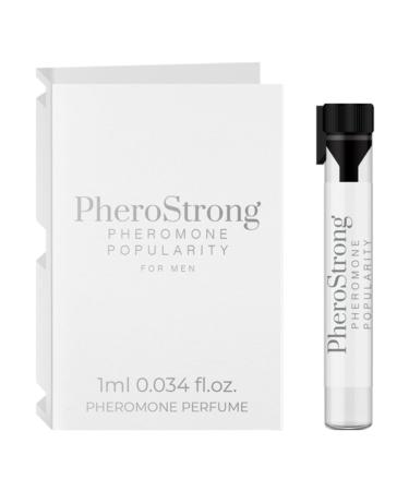 PheroStrong Popularity for Men - Extra Strong Sex Pheromones Perfume For Man to Attracted Woman long lasting cologne men - Feromonas para hombre atraer mujeres - Fragances Sampler Travel Size 0.034 oz