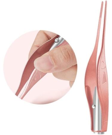 LED Ear Cleaner Wax Removal Tweezer Spoon with Luminous Kids Ear Curette - Rose Gold - Buy Online on GoSupps.com