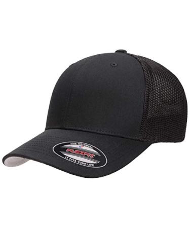 Flexfit 6511 Trucker Cap One Size Black