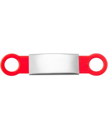 Personalized Silicone Dog ID Tags - 2 Pack Engraved Pet Tags for Dogs & Cats - Custom Red S - Buy Online on GoSupps.com