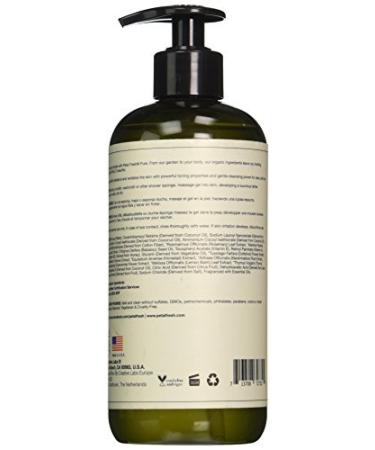 Petal Fresh Energizing Bath & Shower Gel - Rosemary & Mint 16 fl oz | Refreshing Natural Cleanser - Buy Online on GoSupps.com
