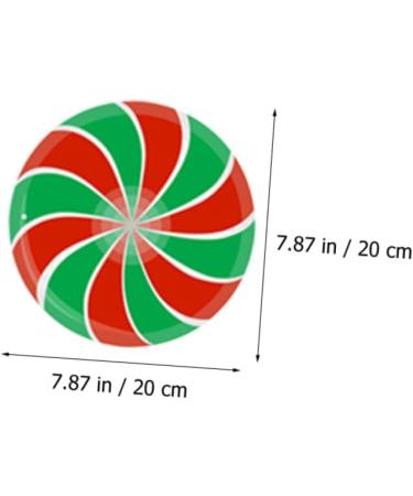 PRETYZOOM 24 Sheets Christmas Candy Decorations Ribbons Xmas Candies Xmas Ornaments Window Decorative Stickers - Buy Online on GoSupps.com