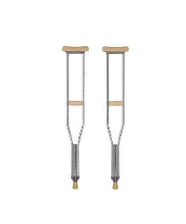 Crutches Crutches Fracture Underarm Crutches Double Crutch Walker Walking Elderly Non-Slip Cane Cane Crutches for Young People Auxiliary Crutch (Size : 90.5-111cm) Yearn for Comfortable Anniversary