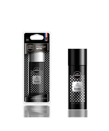 Aroma Prestige Car Perfume 50ml Spray (Silver)